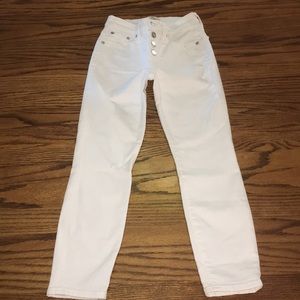 J.Crew white skinny jeans